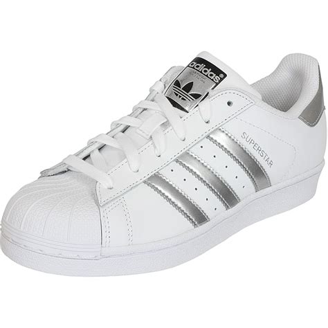 adidas originals superstar 2 damen sneakers weiß silber|adidas originals superstar shoes.